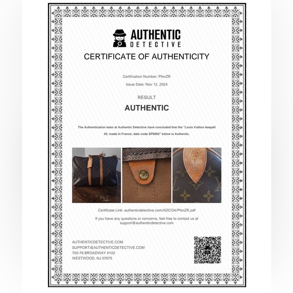 💃AUTHENTIC LOUIS VUITTON KEEPALL 45 MONOGRAM DUFFLE TRAVEL BAG - Picture 8 of 8